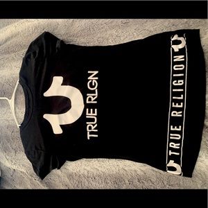 black true religion tee